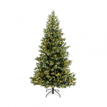 Everlands kunstkerstboom Geneva fir groen met verlichting 210x126cm