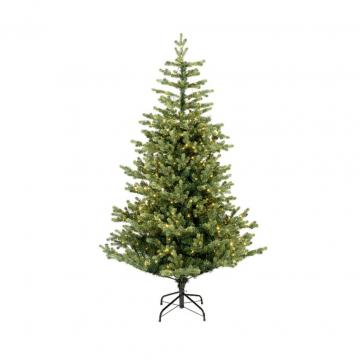 Everlands kunstkerstboom Geneva fir groen met verlichting 240x136cm