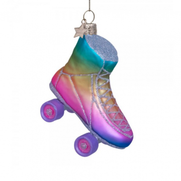 Vondels Kersthanger Rollerskate regenboog