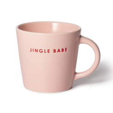 Vondels Ceramic Cappuccino Cup Jingle Babe pink 250ml