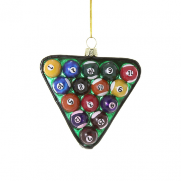 Cody Foster Billiard Balls kerstornament