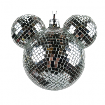 Kurt Adler kersthanger Mickey oren Disco Zilver