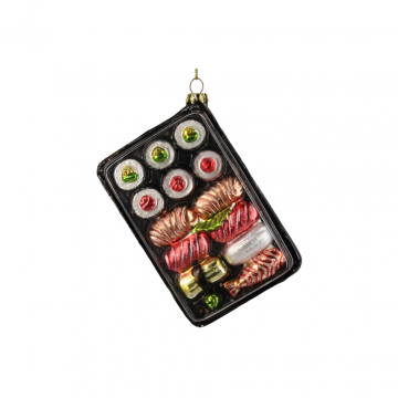 Kersthanger Sushi Box Glas Mix