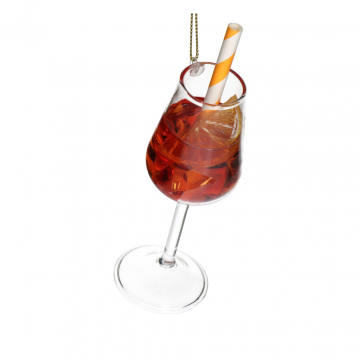 Kersthanger Spritz Cocktailglas Oranje