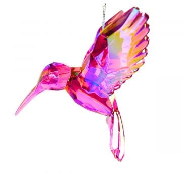 Kurt Adler kersthanger Hummingbird roze