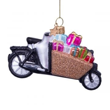 Vondels Kersthanger bakfiets met cadeaus