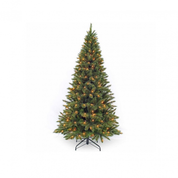 Kunstkerstboom Forest Frosted LED Groen 185 cm Ø 102