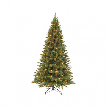 Kunstkerstboom Forest Frosted LED Groen 215 cm Ø 117