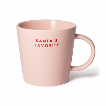 Vondels Ceramic Tea Cup Santa's Favorite pink 350ml