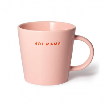 Vondels Ceramic Tea Cup Hot Mama pink 350ml