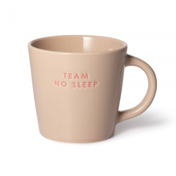 Vondels Ceramic Cappuccino Cup Team no sleep beige 250ml